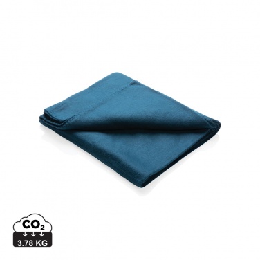 Logo trade promotional products image of: Fleece blanket in pouch